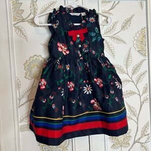 Janie and Jack NWT Floral Satin Dress